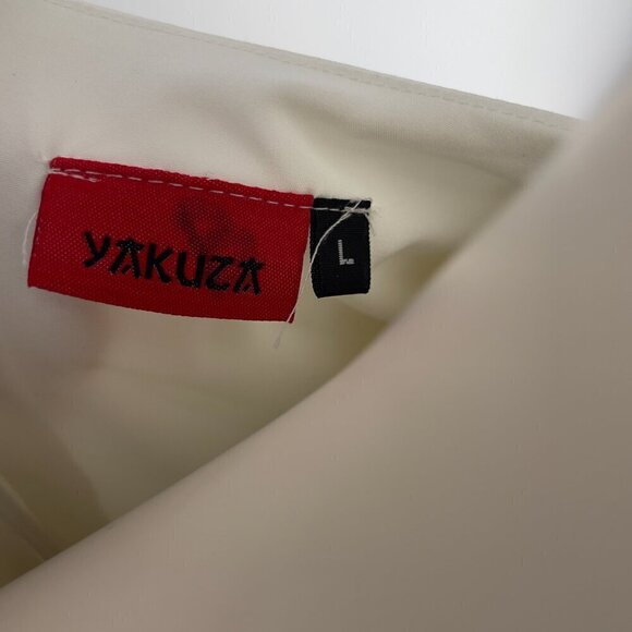 Coastal Cowgirl‎ Victorian White Blouse Flaunt Ruffles Front&Back Yakuza s S-M - Picture 15 of 15